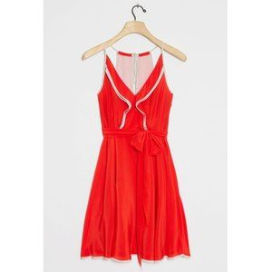Anthropologie "Girls from Savoy" Gull Wing Mitsy Silk Dress
